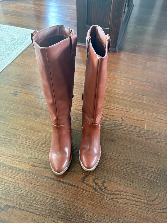 Target Shoes - Target Tall Over-the-Knee Boots in Chestnut Brown